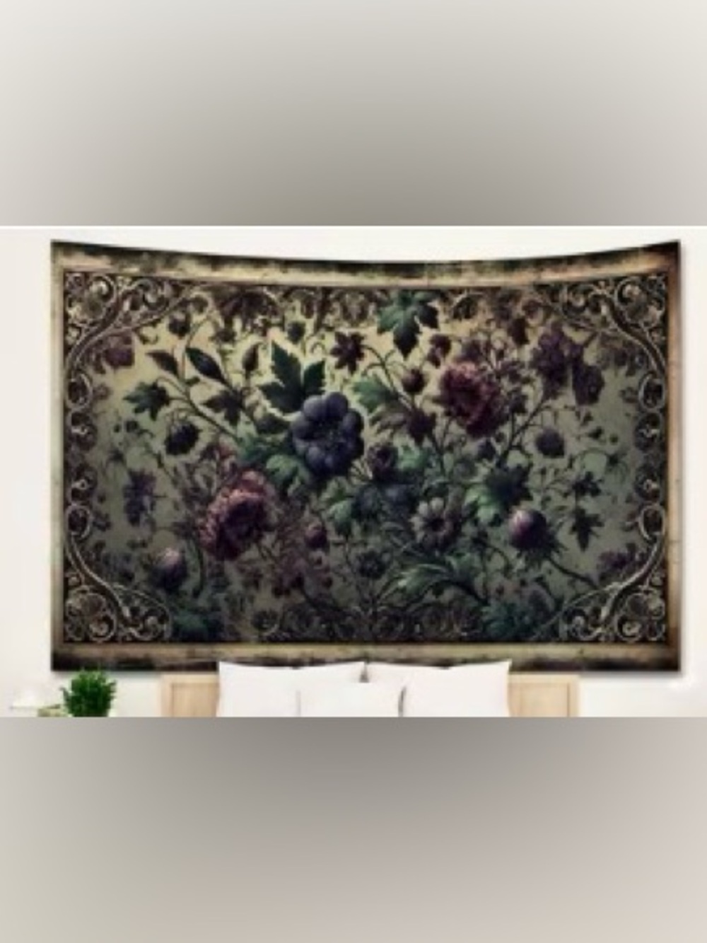 Floral Tapestry Wall Hanging